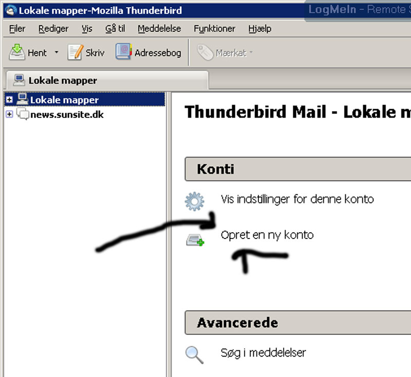 ops�tning af news